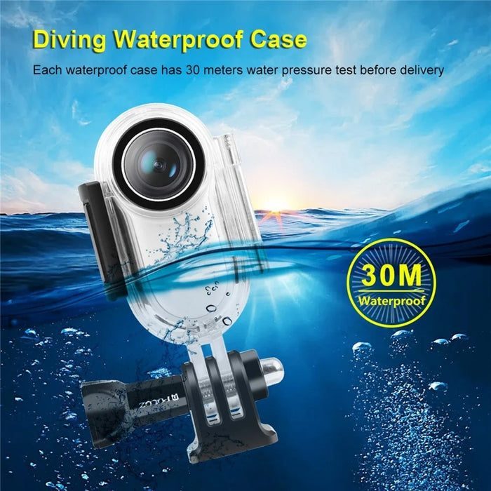 PULUZ PU556T For Insta360 GO 2 Camera 30m Underwater Waterproof Case for Diving Surfing - 5