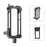 PULUZ PU805B For Insta360 X3 Aluminum Alloy Rabbit Cage Housing Frame with Expand Cold Shoe Mount - 1