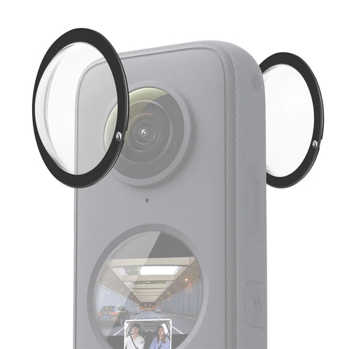 PULUZ PU552B 2Pcs For Insta360 One X2 Panoramic Camera Lens Guard Anti Scratch Lens Protective Cover - 1