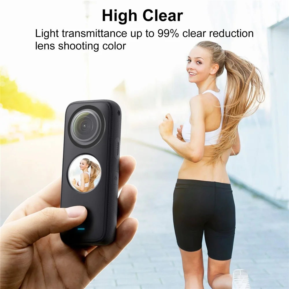 PULUZ PU552B 2Pcs For Insta360 One X2 Panoramic Camera Lens Guard Anti Scratch Lens Protective Cover - 3