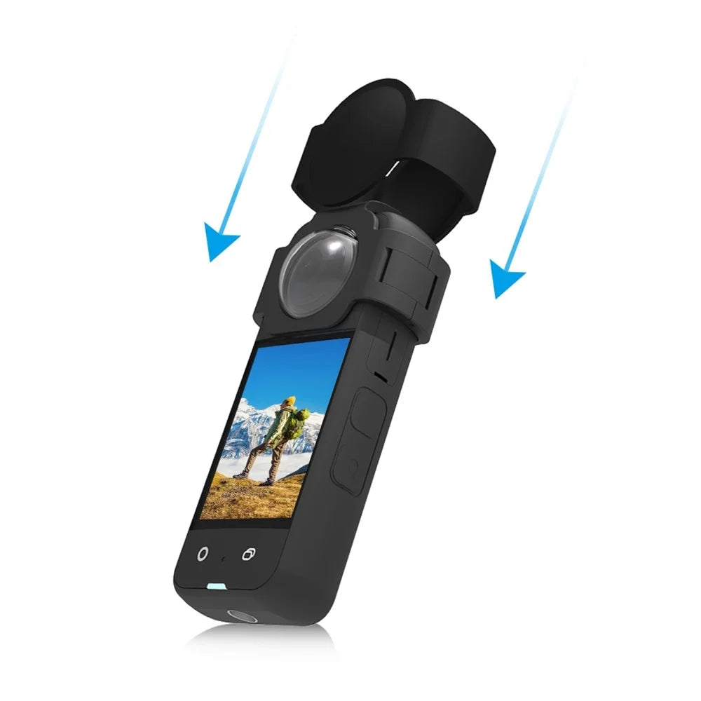 PULUZ PU830B For Insta360 X3 Panoramic Camera Lens Protector Dust Proof Silicone Protective Cover - 3