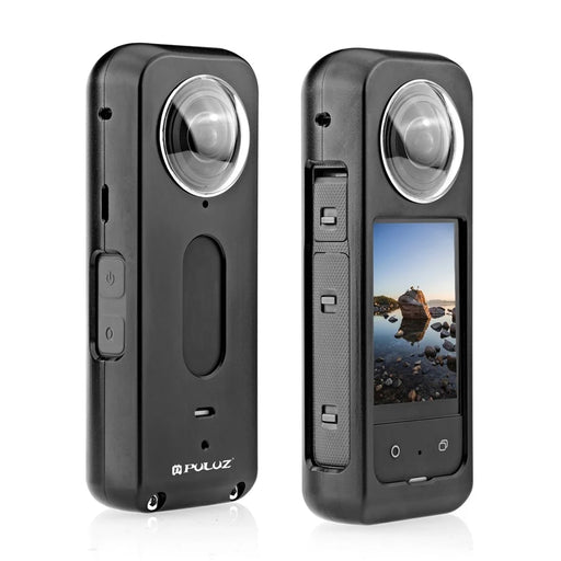 PULUZ PU807B For Insta360 X3 Anti Drop Metal Protective Case Rabbit Cage with Lens Protector - 2