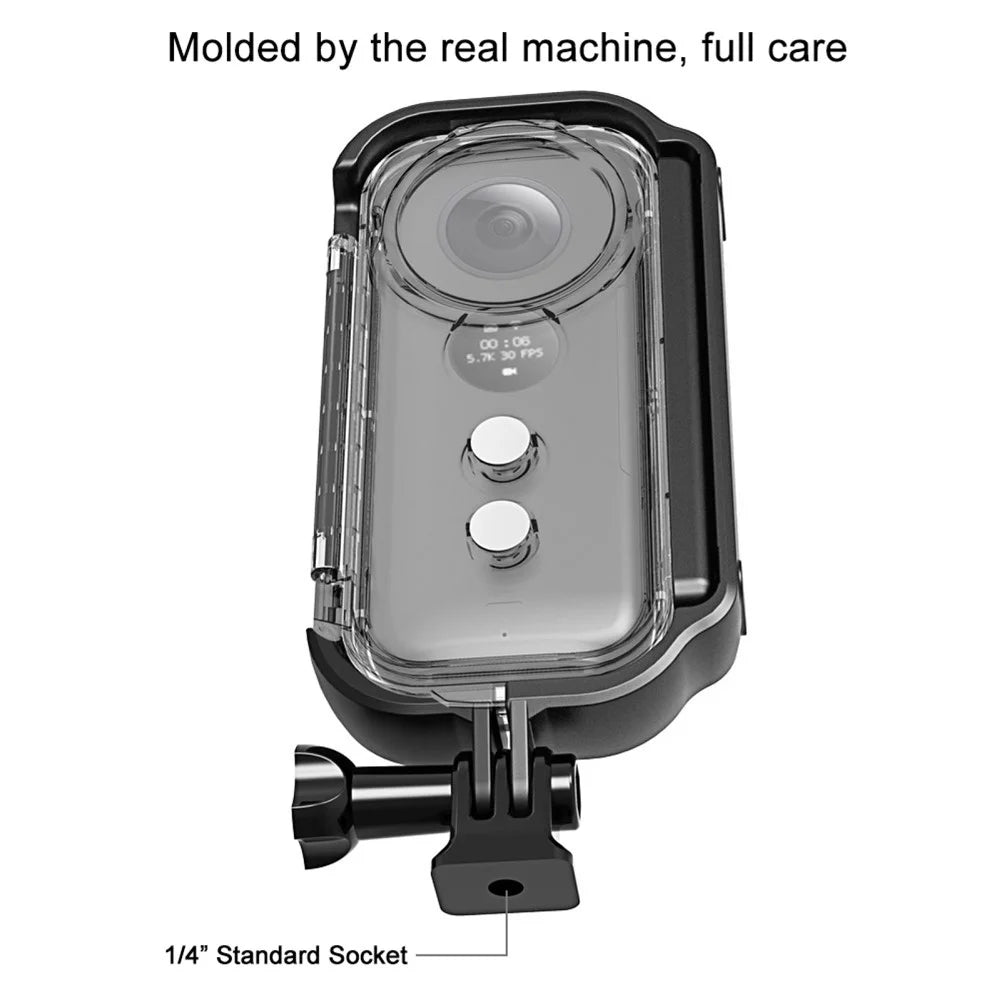 PULUZ PU400 For Insta360 ONE X Panoramic Camera Waterproof Case 30m Underwater Protection Shell - 3