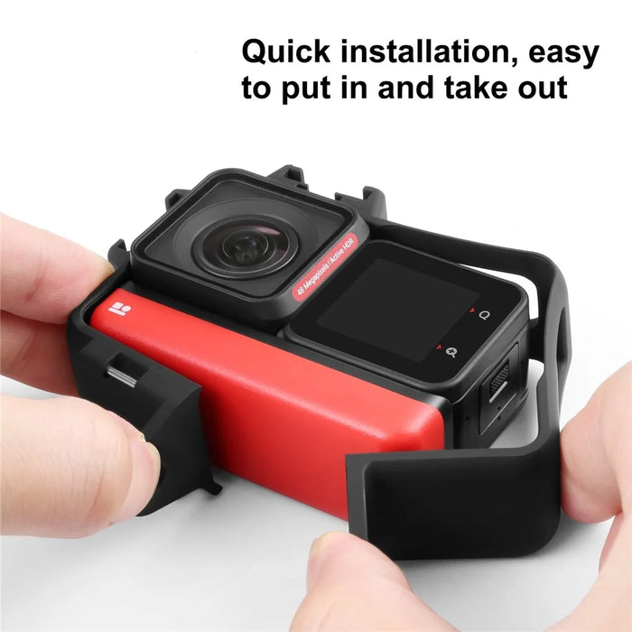 PULUZ PU592B Protective Frame for Insta360 ONE RS / ONE RS Twin Edition / ONE RS 1-Inch 360 Edition Camera Shockproof Shell - 3
