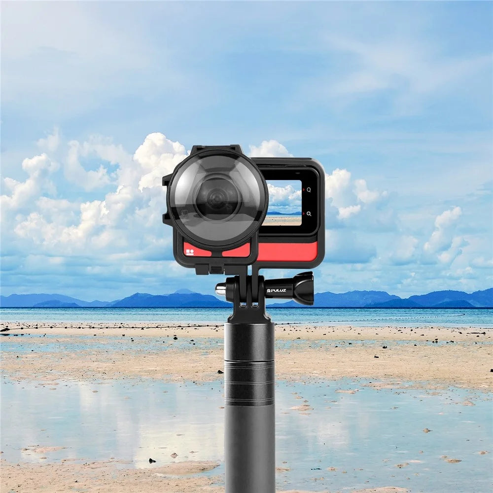 PULUZ PU593B For Insta360 ONE RS Twin Edition 2Pcs Camera Lens Protector with Plastic Protection Frame - 5