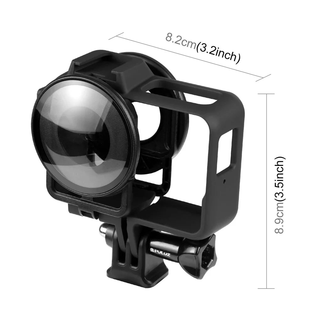 PULUZ PU593B For Insta360 ONE RS Twin Edition 2Pcs Camera Lens Protector with Plastic Protection Frame - 6