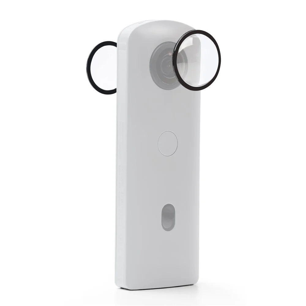 PULUZ PU590T 2Pcs Lens Guard for Ricoh Theta SC2 / S / V Panoramic Lens Protector with Silicone Cover - 1