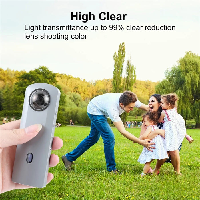 PULUZ PU590T 2Pcs Lens Guard for Ricoh Theta SC2 / S / V Panoramic Lens Protector with Silicone Cover - 4