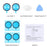 PULUZ PU590T 2Pcs Lens Guard for Ricoh Theta SC2 / S / V Panoramic Lens Protector with Silicone Cover - 6