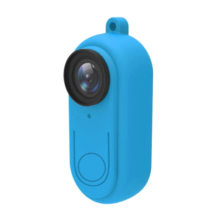 PULUZ PU557 For Insta360 GO 2 Thumb Camera Body Lens Silicone Protective Case Dust Scratch Resistant Cover - Blue - 3