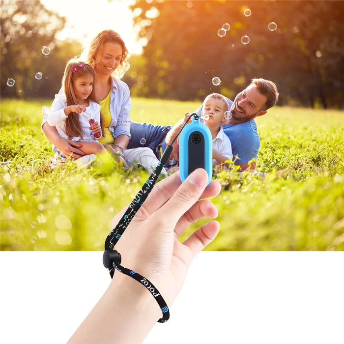 PULUZ PU557 For Insta360 GO 2 Thumb Camera Body Lens Silicone Protective Case Dust Scratch Resistant Cover - Blue - 4