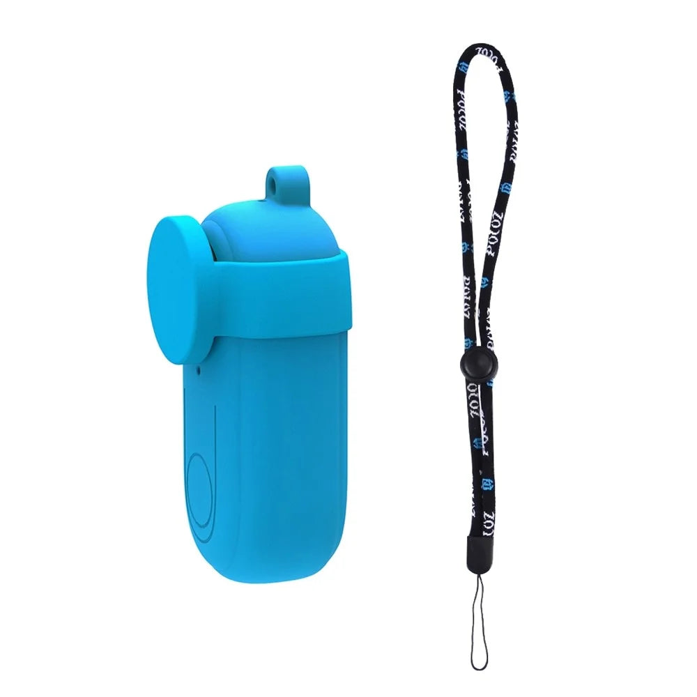 PULUZ PU557 For Insta360 GO 2 Thumb Camera Body Lens Silicone Protective Case Dust Scratch Resistant Cover - Blue - 6