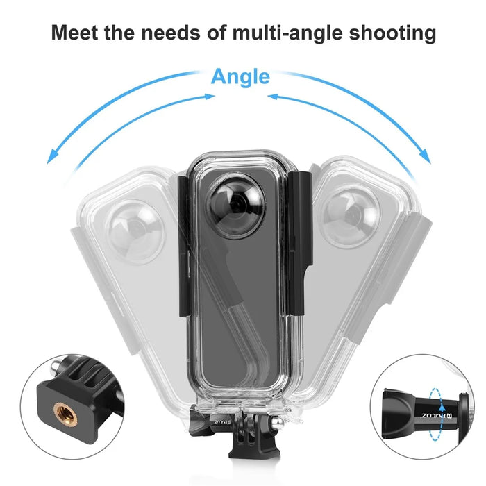 PULUZ PU820 For Insta360 X3 Waterproof Case 30m Underwater Protection Diving Housing - 3