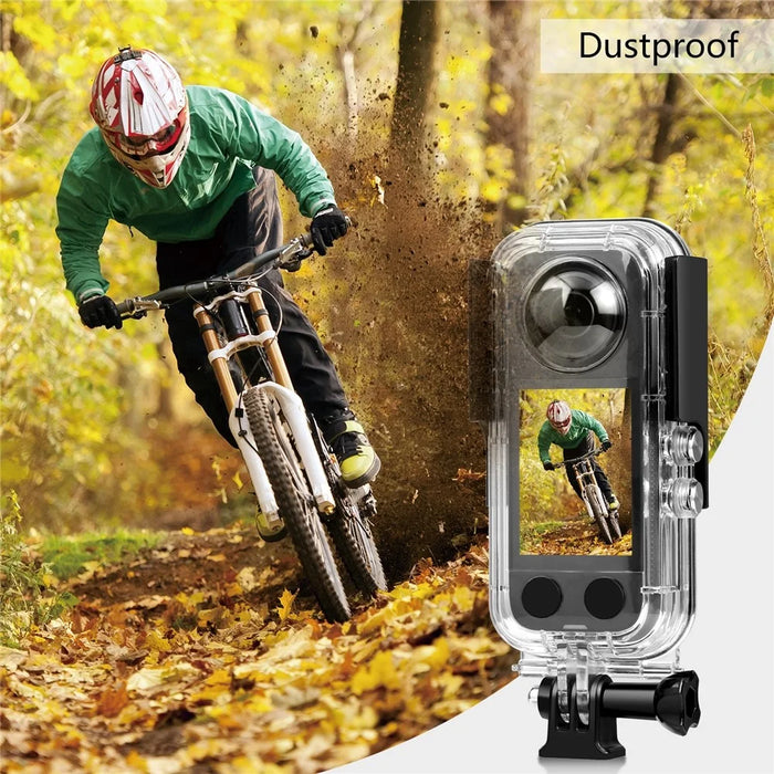 PULUZ PU820 For Insta360 X3 Waterproof Case 30m Underwater Protection Diving Housing - 5