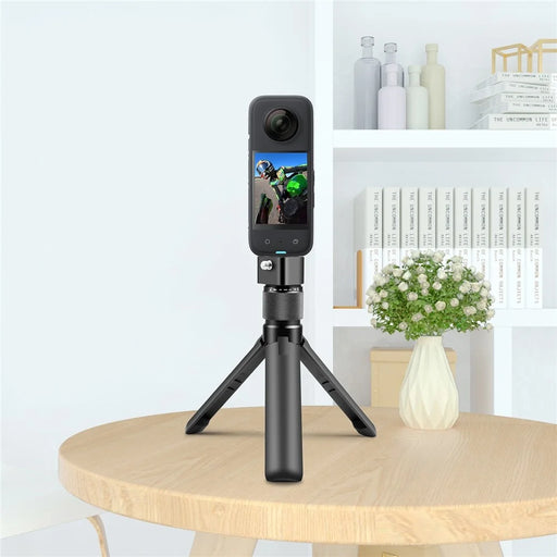 PULUZ PU886B For Insta360 X3 Bullet Time Handle Tripod Rotating Grip Desktop Stand Action Camera Selfie Stick - 2