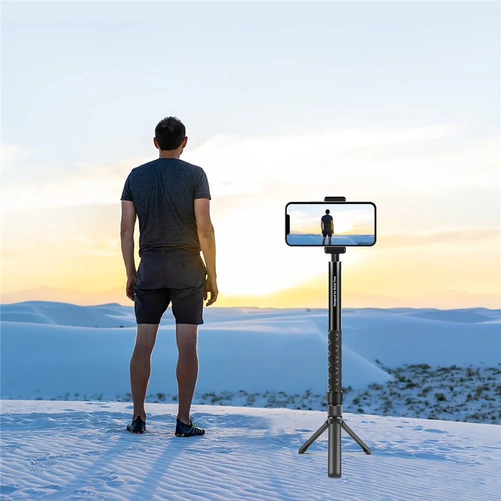 PULUZ PU886B For Insta360 X3 Bullet Time Handle Tripod Rotating Grip Desktop Stand Action Camera Selfie Stick - 3