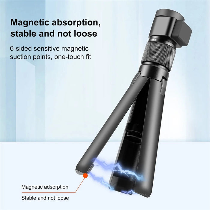 PULUZ PU886B For Insta360 X3 Bullet Time Handle Tripod Rotating Grip Desktop Stand Action Camera Selfie Stick - 5