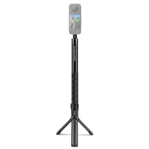 PULUZ PU887B For Insta360 X3 Handle Tripod Bullet Time Rotating Desktop Stand with 110cm Selfie Stick Kit - 2