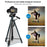 PULUZ PU3096 Smartphone Camera Selfie Live Streaming Tripod Stand with Pan Tilt Head and Phone Clamp - 3
