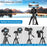 PULUZ PU3096 Smartphone Camera Selfie Live Streaming Tripod Stand with Pan Tilt Head and Phone Clamp - 4