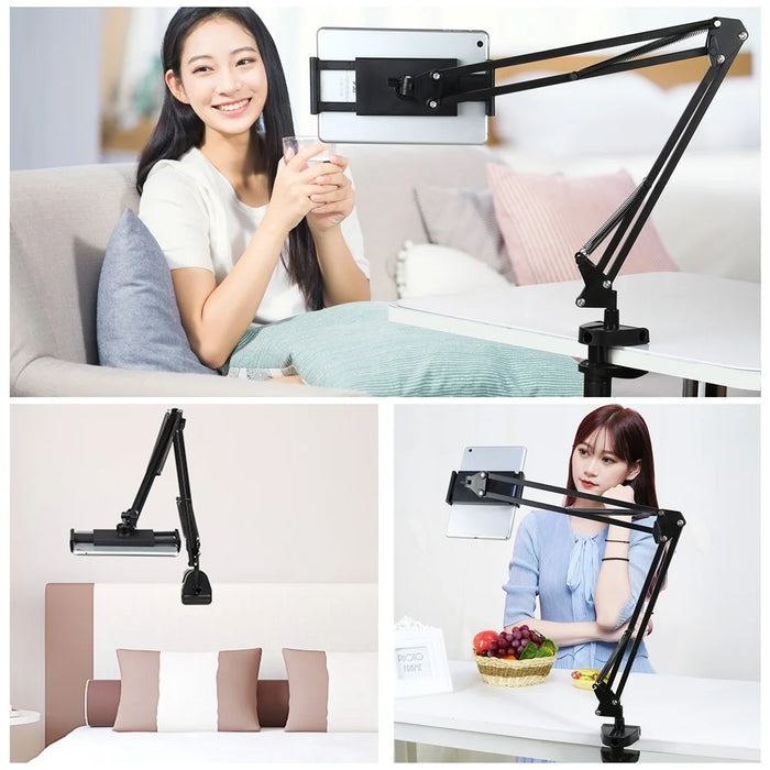 PULUZ PU535 Clip On Adjustable Desktop Suspension Arm Stand with Phone / Tablet Clamp for Live Broadcast - 7