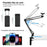 PULUZ PU650B Foldable Suspension Arm Phone Holder 360 Degree Rotation Desk Mount for Smartphones Up to 6.8 Inch - 3
