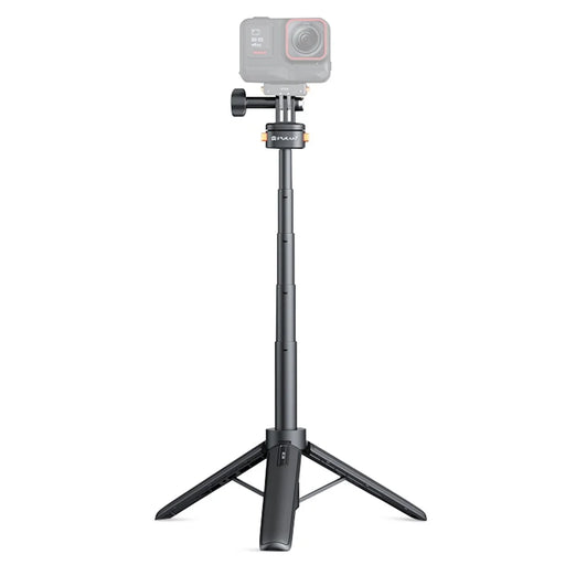 PULUZ PU729B Mini Magnetic Quick Release Tripod Adjustable Height Portable Selfie Stick for Action Cameras - 1