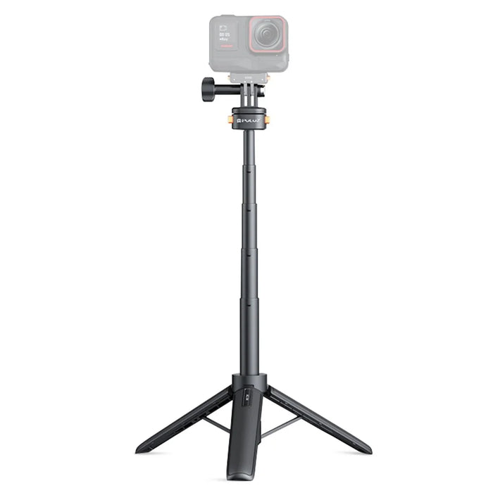PULUZ PU729B Mini Magnetic Quick Release Tripod Adjustable Height Portable Selfie Stick for Action Cameras - 1