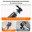 PULUZ PU729B Mini Magnetic Quick Release Tripod Adjustable Height Portable Selfie Stick for Action Cameras - 4