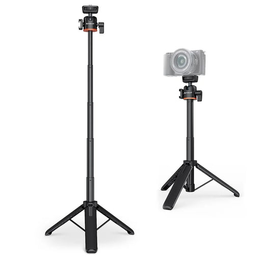 PULUZ PU732B 4 Sections Extendable Tripod Stand with 360 Degree Rotatable Ball Head for Action Cameras - 2