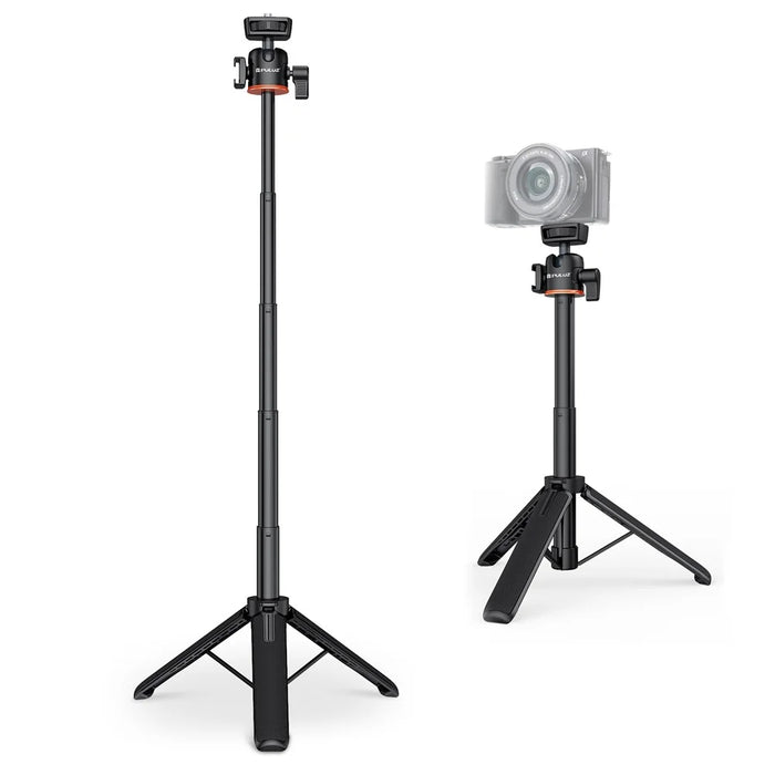 PULUZ PU732B 4 Sections Extendable Tripod Stand with 360 Degree Rotatable Ball Head for Action Cameras - 2