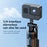 K27 Bluetooth-Compatible Selfie Stick Smartphone Extendable Live Streaming 4 Leg Stand - Black - 5