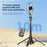 K27 Bluetooth-Compatible Selfie Stick Phone Extendable Live Streaming 4-Leg Stand with 1 Fill Light - Black - 6