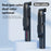 K26 Bluetooth-Compatible Phone Selfie Stick Portable Travel Extendable Live Streaming Tripod with 2 Fill Lights - Black - 4