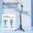 K26 Bluetooth-Compatible Phone Selfie Stick Portable Travel Extendable Live Streaming Tripod with 2 Fill Lights - Black - 6