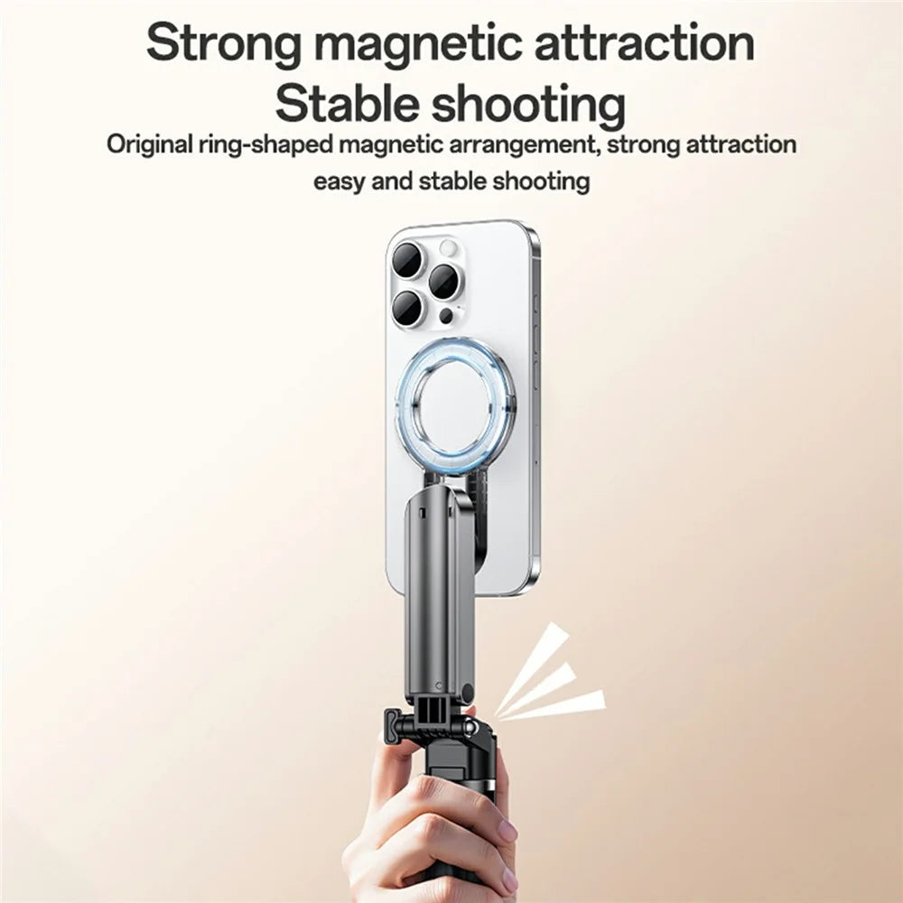 YESIDO SF31 MINI Tripod Selfie Stick Magnetic Phone Mount Remote Selfie Stick for Travel / Vlogging - 4