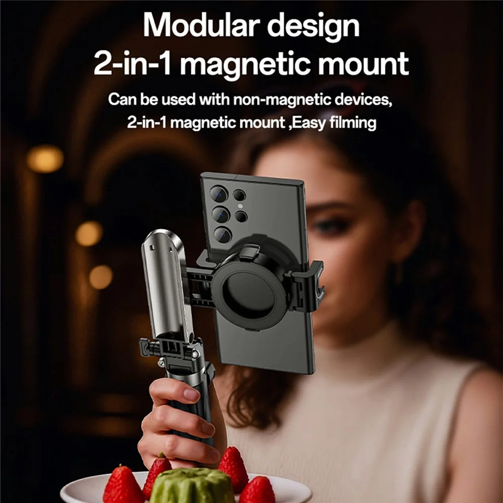 YESIDO SF31 MINI Tripod Selfie Stick Magnetic Phone Mount Remote Selfie Stick for Travel / Vlogging - 6