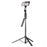 JH18 Selfie Stick Tripod Bluetooth-Compatible Remote Control Phone Tripod Stand Detachable Gimbal - Obsidian Black - 1