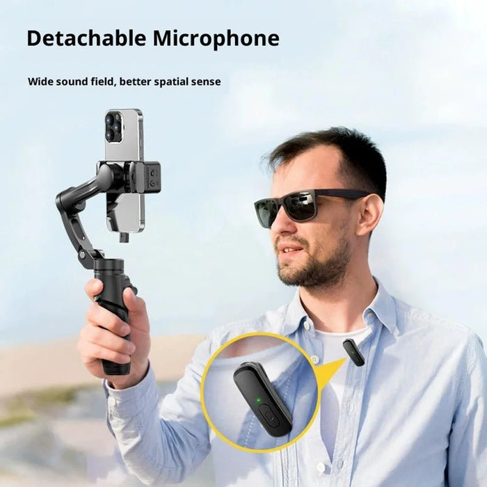 M06 Handheld 3 Axis Gimbal Stabilizer for Smartphone AI Face Tracking Extendable Selfie Stick with Fill Light - 6