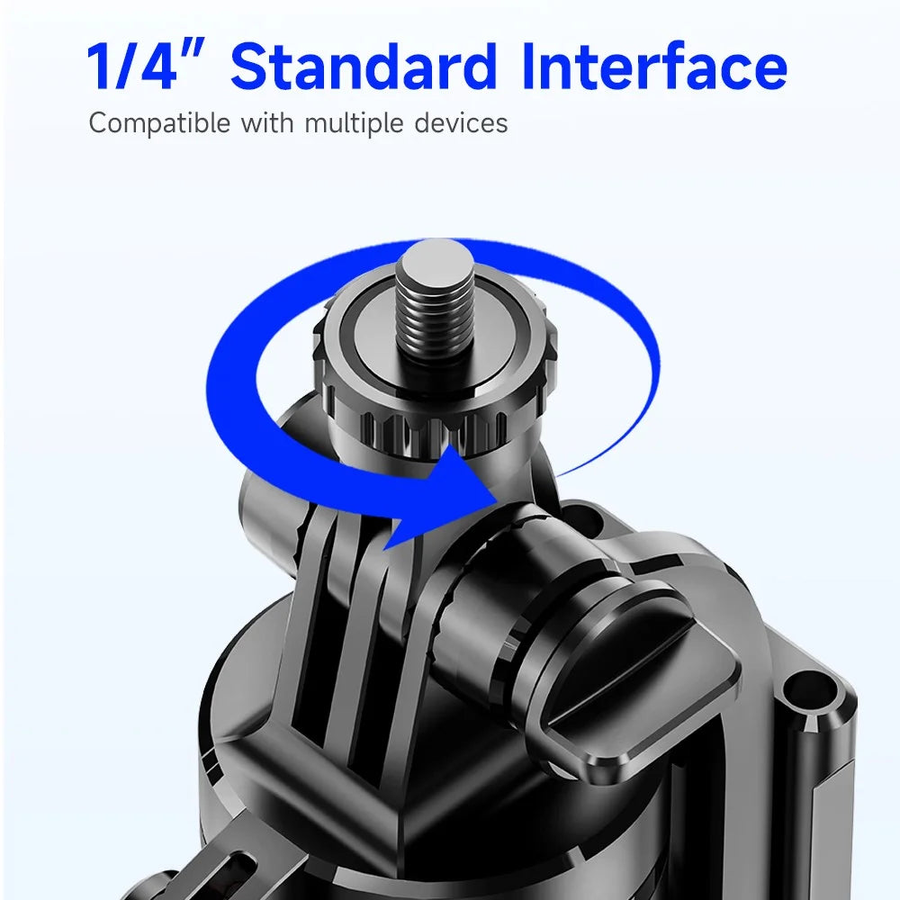 L15TT Auto Pop Up Tripod Anti Shake Floor Stand Stainless Steel Pole Extendable Selfie Stick - 4