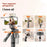 L16TT Aluminum Alloy Pole Extendable Selfie Stick Auto Pop Up Tripod Anti Shake Floor Stand for Panoramic Shooting - 4