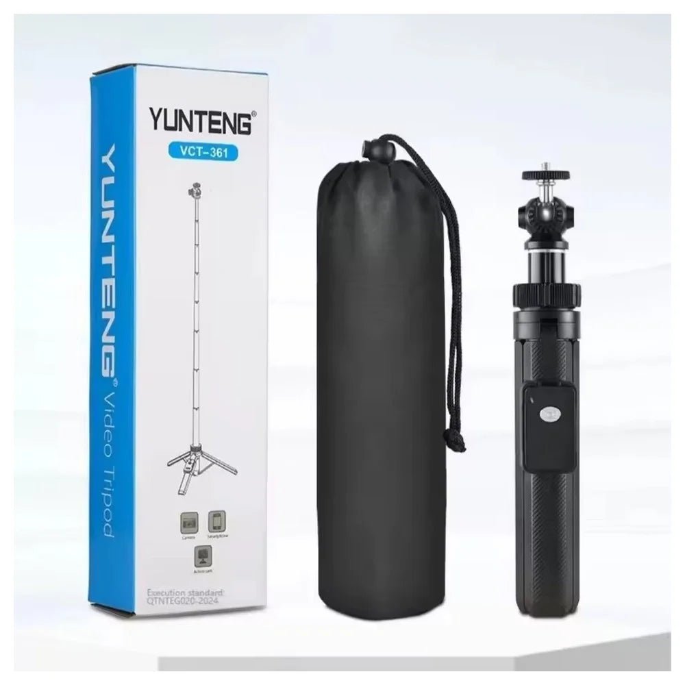 YUNTENG VCT-361 Selfie Stick Magnetic Bluetooth-Compatible Tripod Stand Extendable Monopod for Smartphones / Action Camera - 7