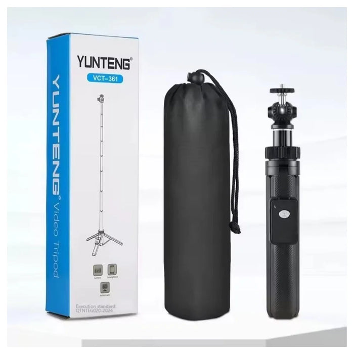 YUNTENG VCT-361 Selfie Stick Magnetic Bluetooth-Compatible Tripod Stand Extendable Monopod for Smartphones / Action Camera - 7