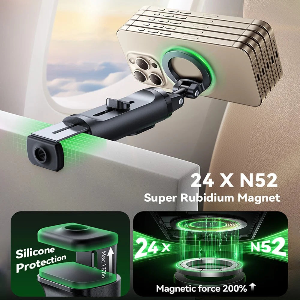 JOYROOM JR -ZS509 360 Degree Rotation Magnetic Selfie Stick Travel Phone Holder with Bluetooth-compatible Remote - 5