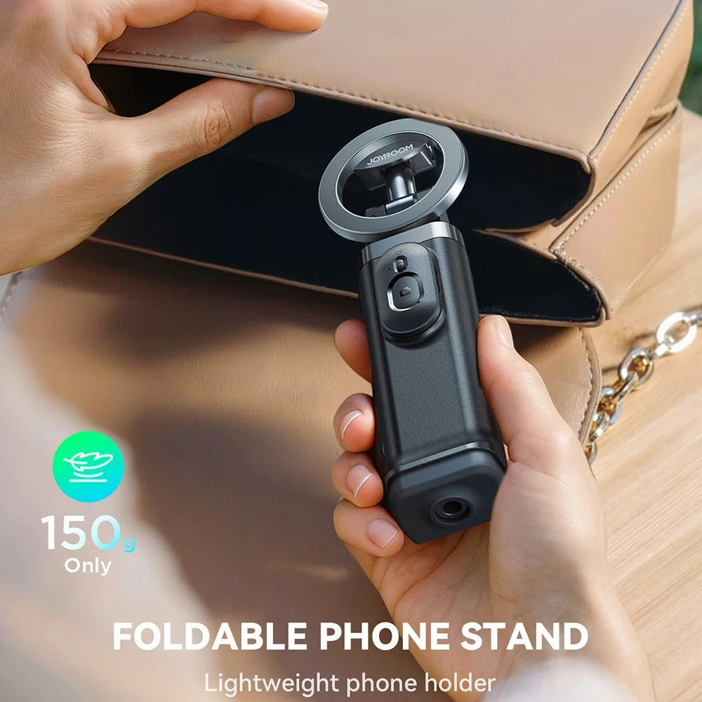 JOYROOM JR -ZS509 360 Degree Rotation Magnetic Selfie Stick Travel Phone Holder with Bluetooth-compatible Remote - 7