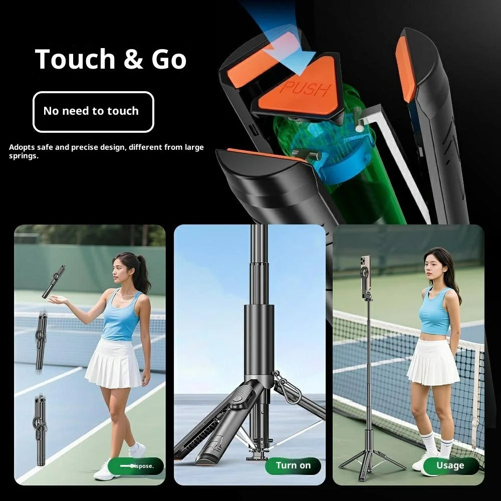 P24MF Portable Magnetic Tripod for Smartphones 360° Rotate Magnetic Selfie Stick Phone Holder - 4