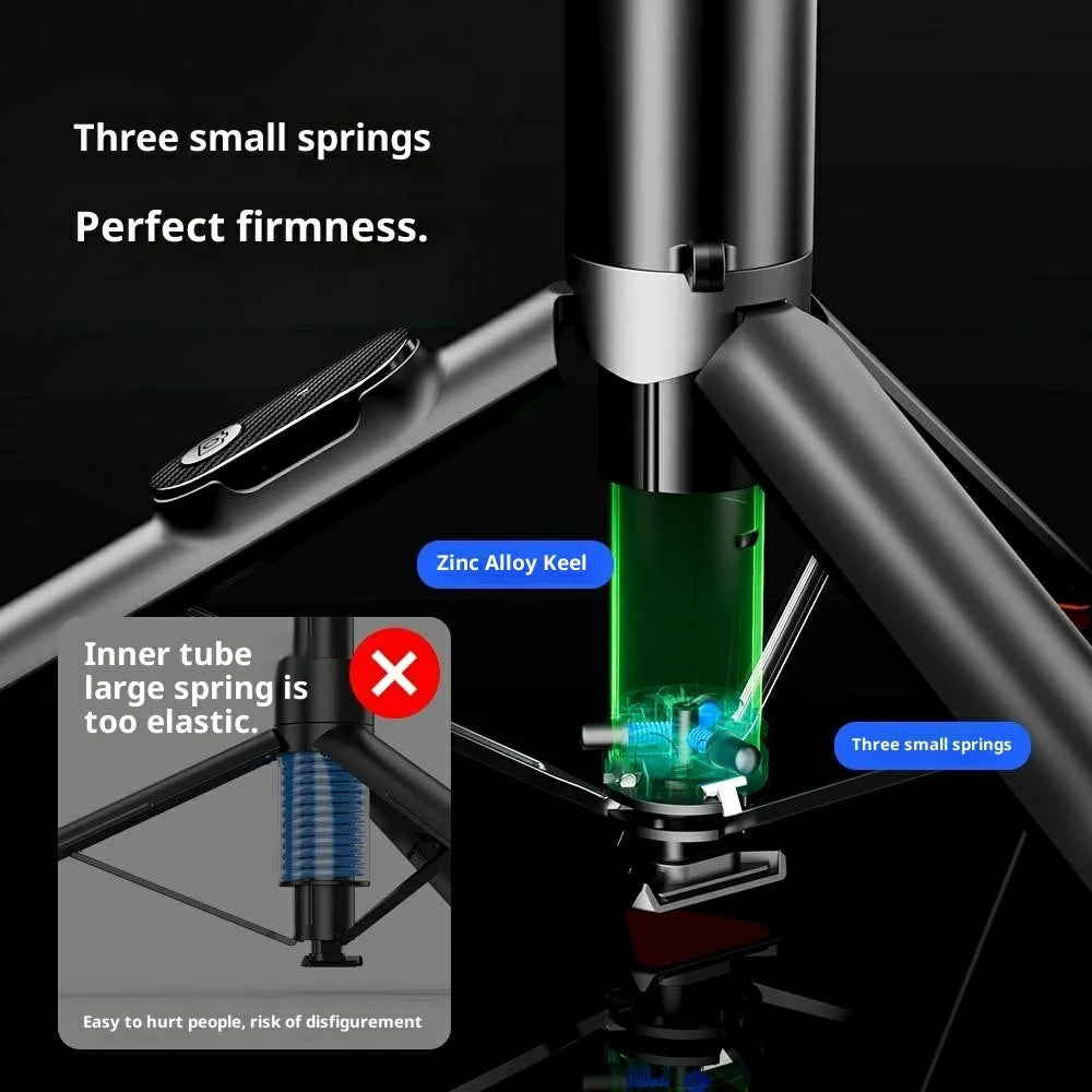 P24MF Portable Magnetic Tripod for Smartphones 360° Rotate Magnetic Selfie Stick Phone Holder - 5