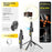 Q625 1.83m Bluetooth-Compatible Quadripod Selfie Stick AI Tracking with 10 inch Fill Light Anti-Shake - Black - 2