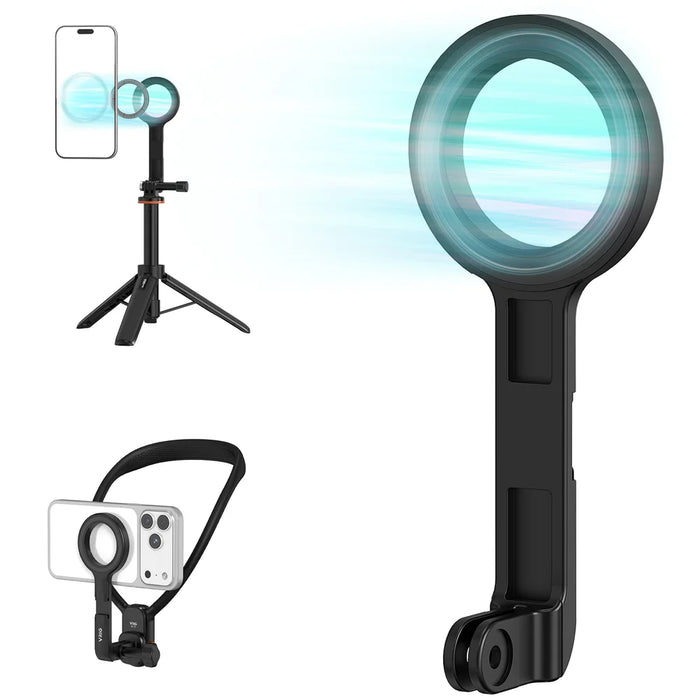 VRIG 360 Degree Rotation Magnetic Phone Mount Multi-function Selfie Stick Photography Tripod - 1