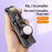 CYKE L18S For Smartphone Selfie Stick Single-Axis Gimbal Stabilizer Tripod Stand with 3-Color Fill Light - Black - 4